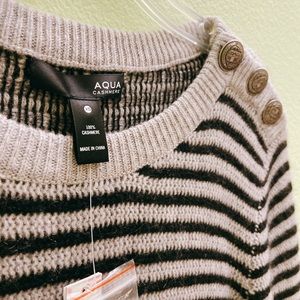 EXCLUSIVE Bloomingdale’s Cashmere Stripe Sweater